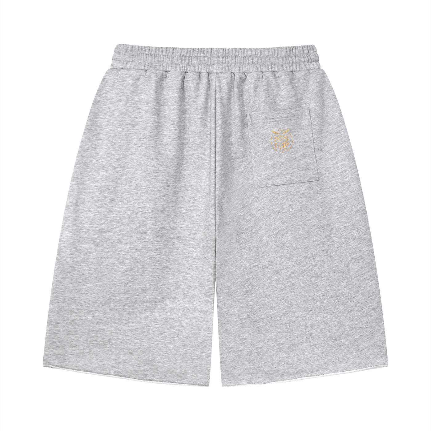 Unisex Loose Raw Edge Shorts