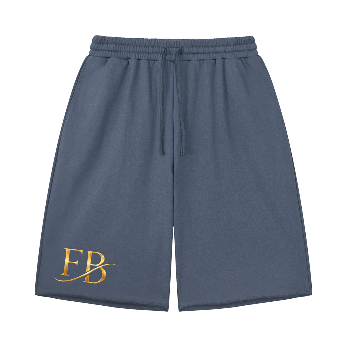 Unisex Loose Raw Edge Shorts