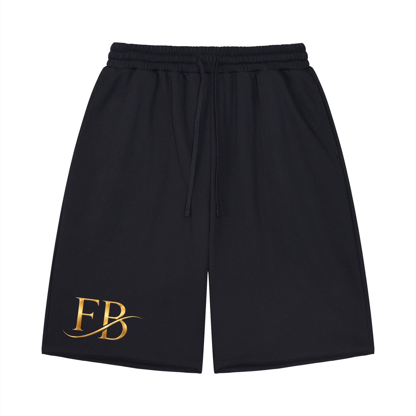 Unisex Loose Raw Edge Shorts