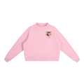 Bella Essential Fleece Mock-Neck Crew Sweatshirt