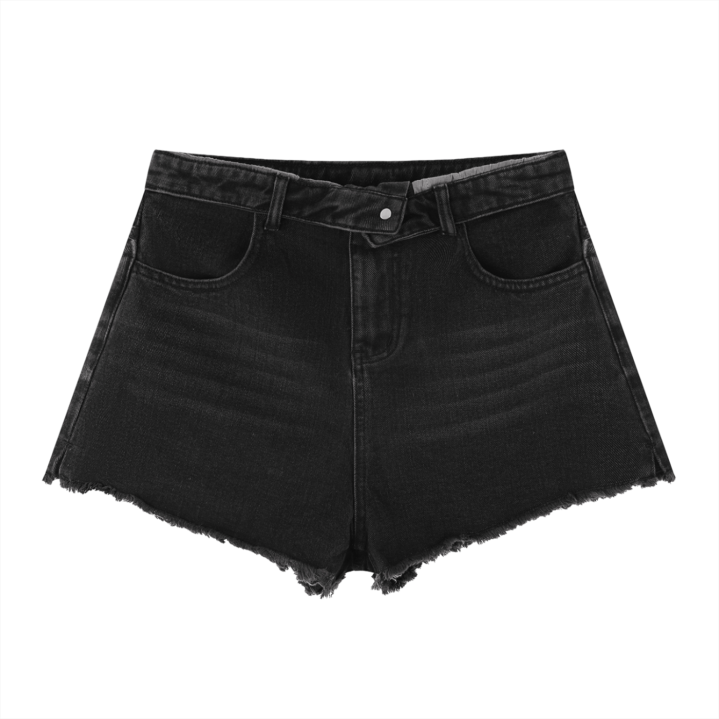 Women’s Vintage Wash High Rise Denim Shorts Bella Collection