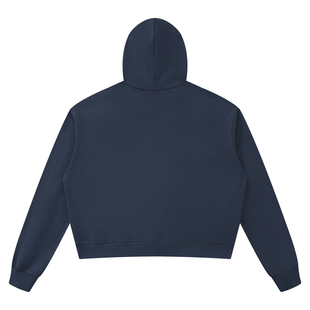 Unisex Boxy Raw Edge Hoodie