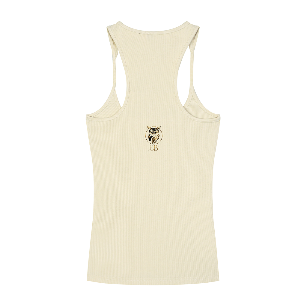 Slim Fit Ribbed Racerback Tank Top