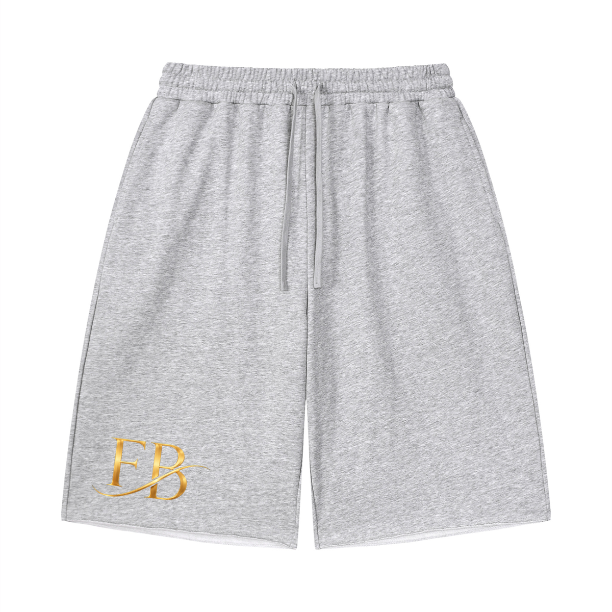 Unisex Loose Raw Edge Shorts