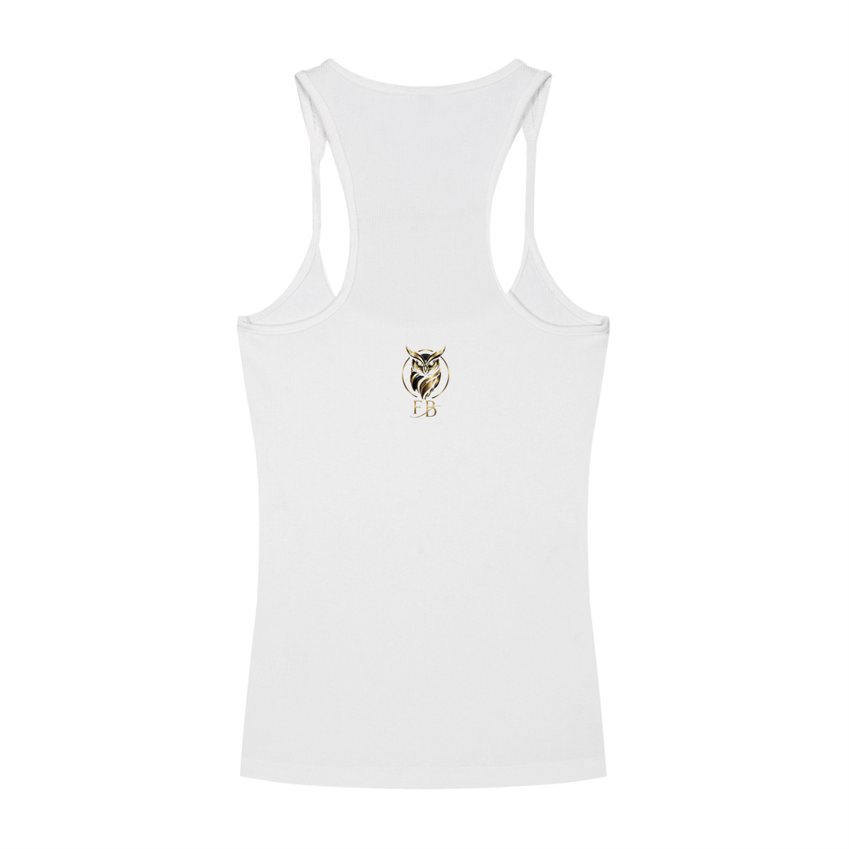 Slim Fit Ribbed Racerback Tank Top