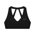 Women's Halter Cropped Sports Bra