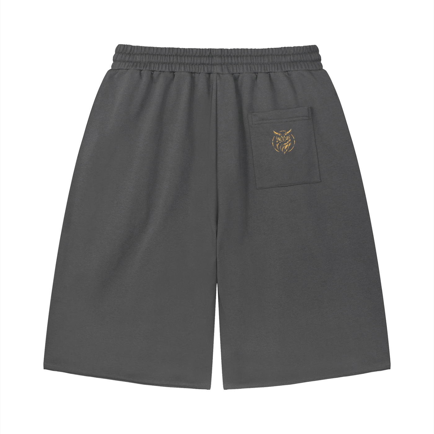 Unisex Loose Raw Edge Shorts