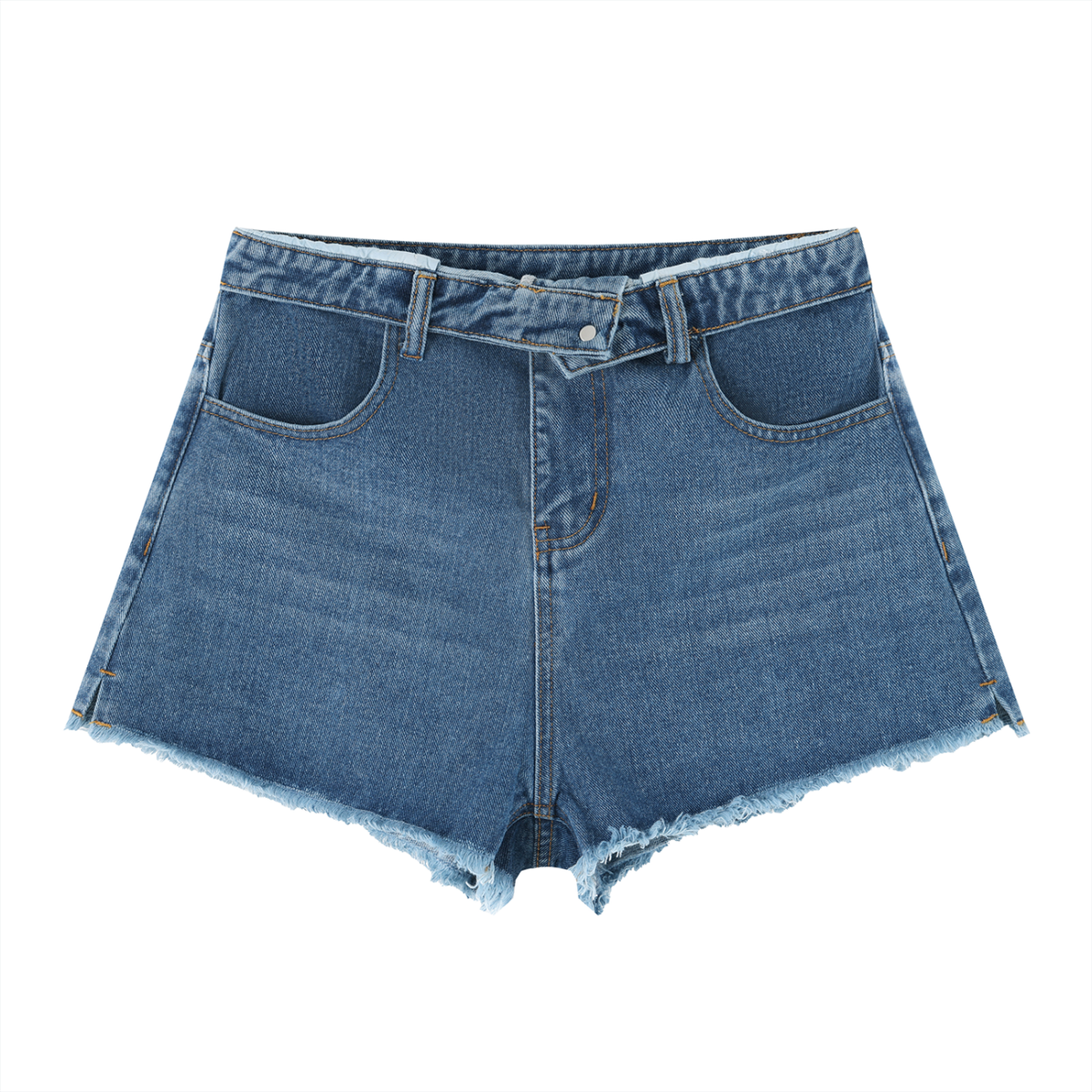 Women’s Vintage Wash High Rise Denim Shorts Bella Collection