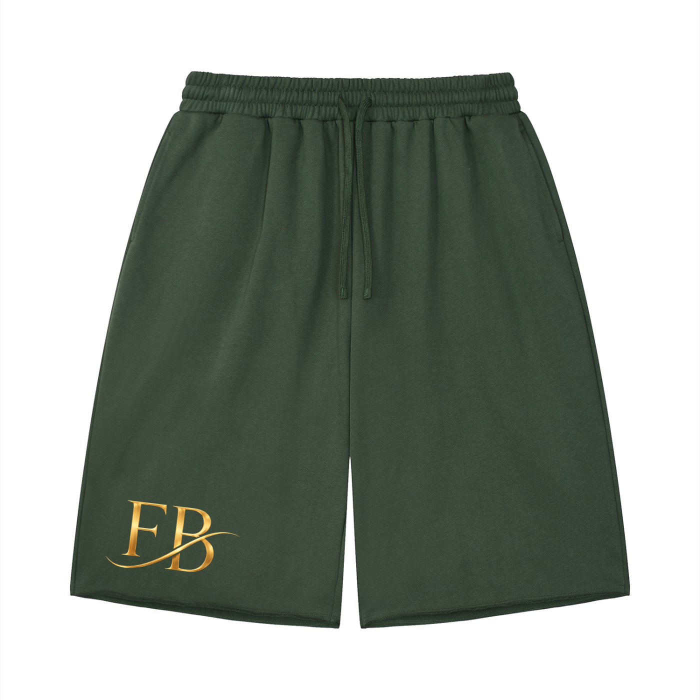 Unisex Loose Raw Edge Shorts