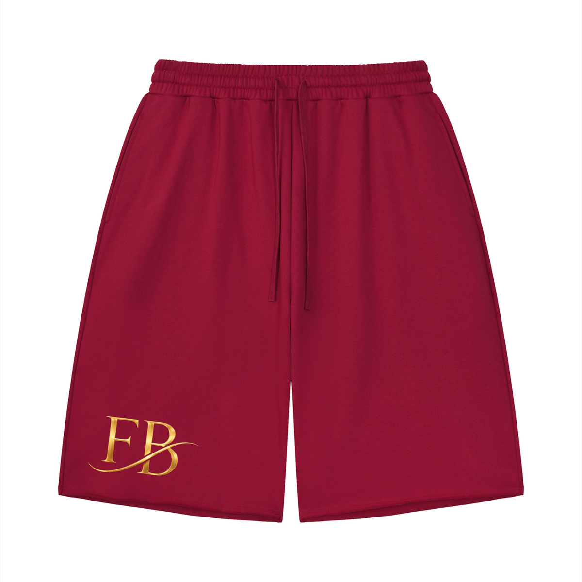 Unisex Loose Raw Edge Shorts