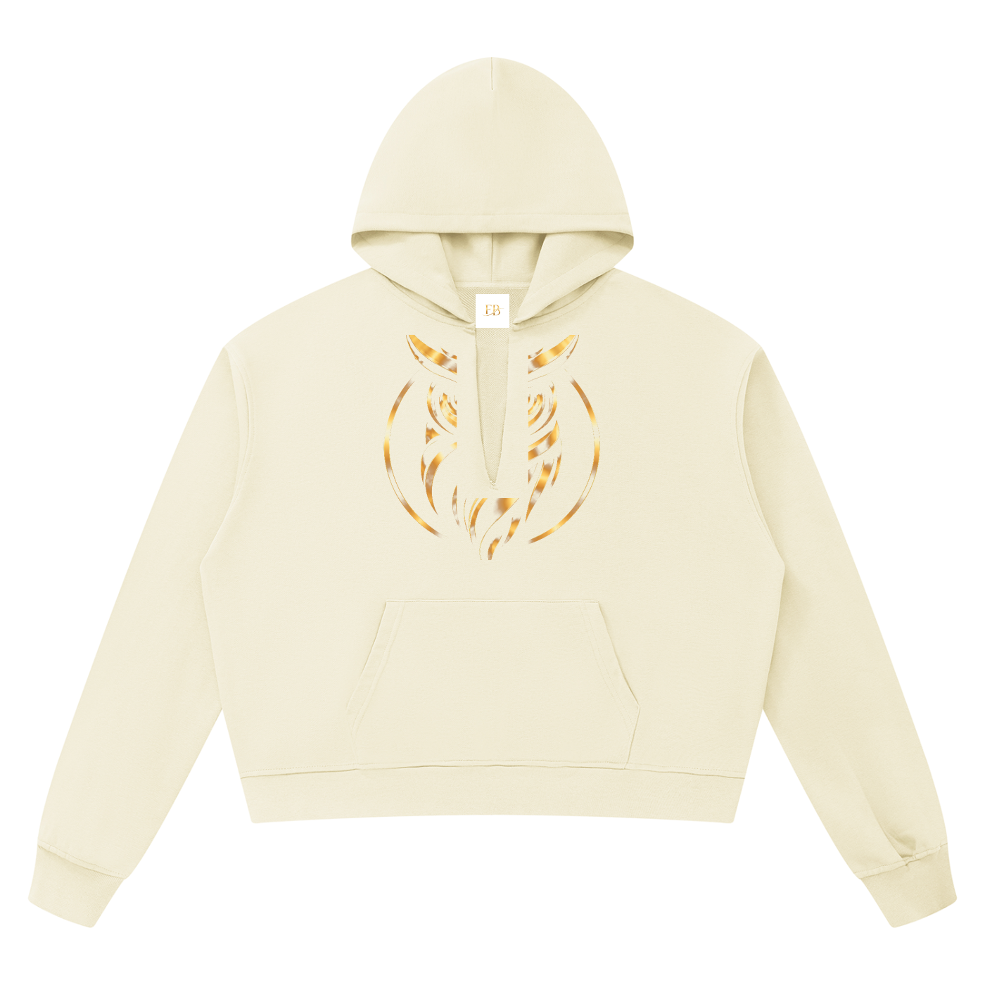 Unisex Boxy Raw Edge Hoodie
