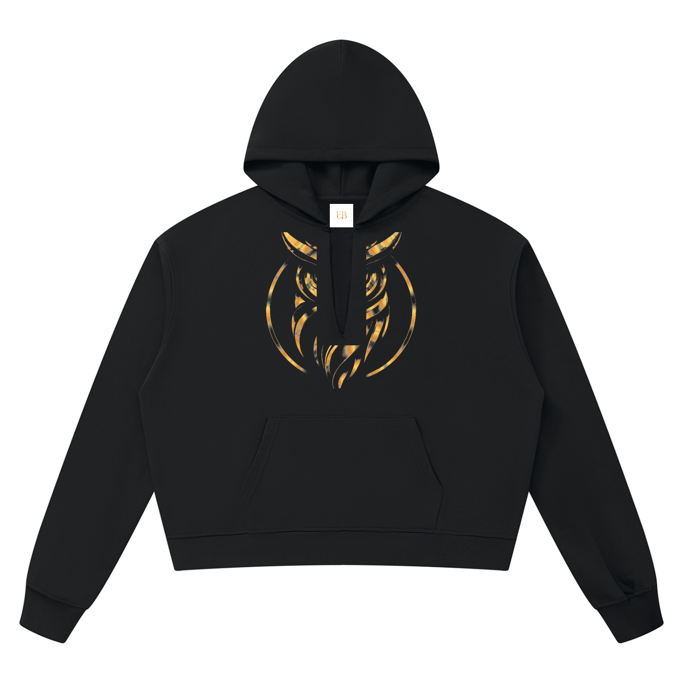 Unisex Boxy Raw Edge Hoodie