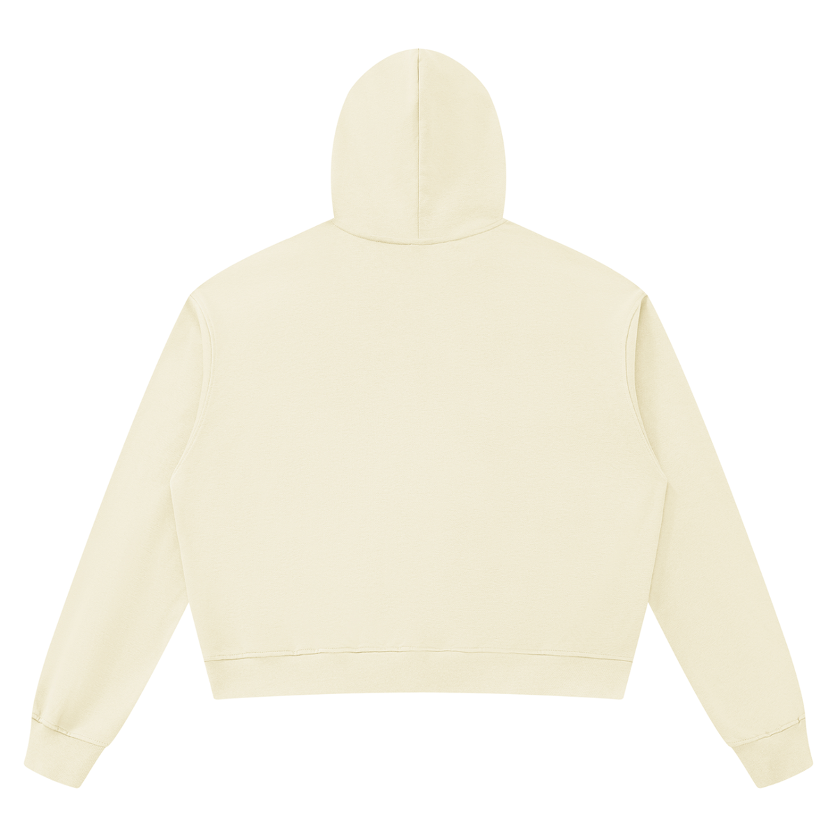 Unisex Boxy Raw Edge Hoodie