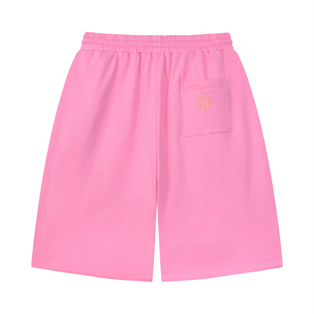 Unisex Loose Raw Edge Shorts