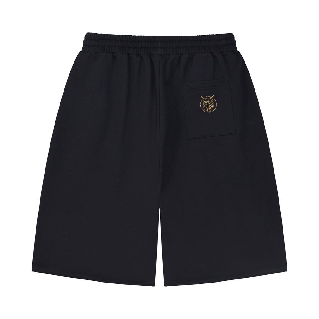 Unisex Loose Raw Edge Shorts