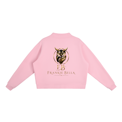 Bella Essential Fleece Mock-Neck Crew Sweatshirt
