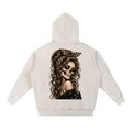 Snow Wash Fleece Oversize Hoodie