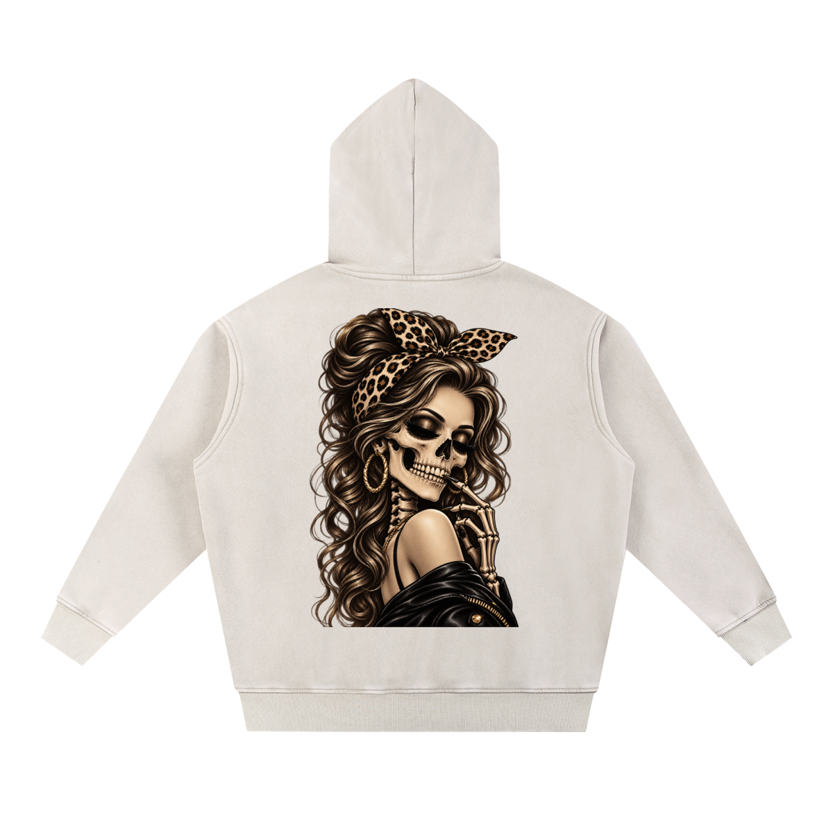 Snow Wash Fleece Oversize Hoodie