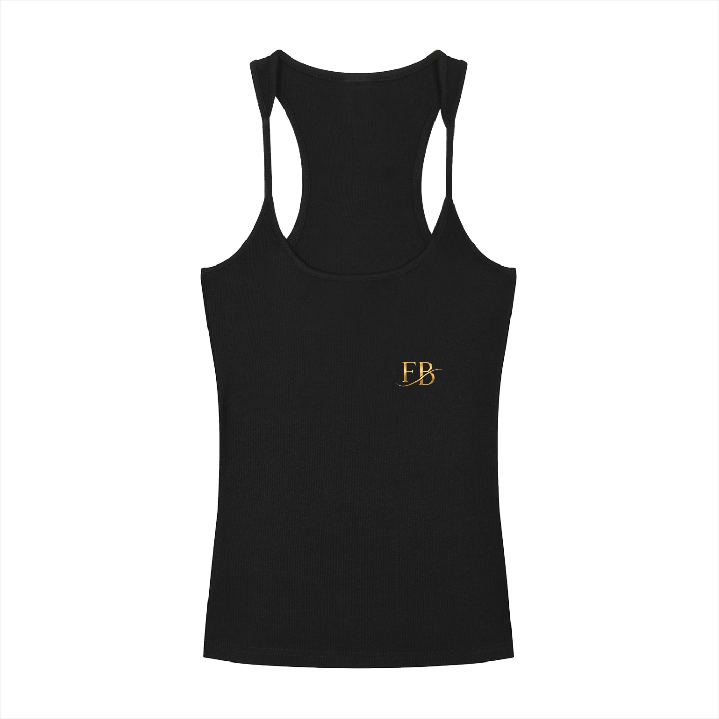 Slim Fit Ribbed Racerback Tank Top