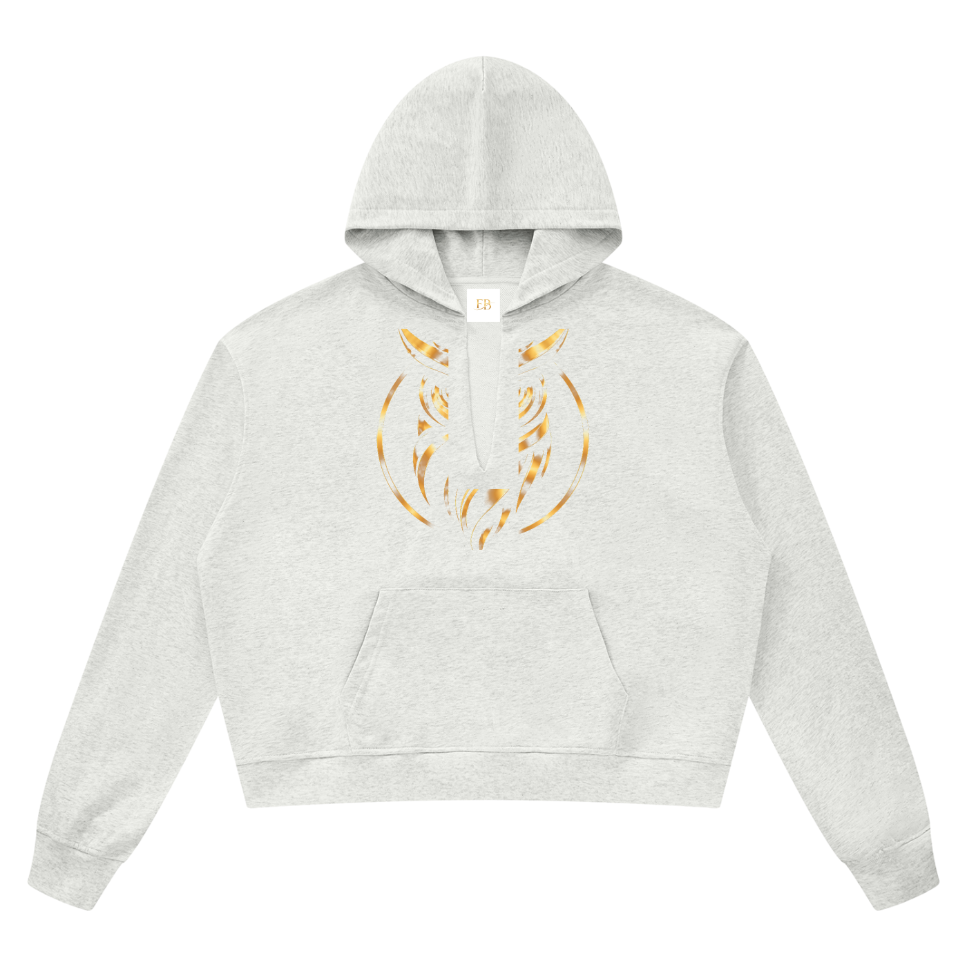 Unisex Boxy Raw Edge Hoodie