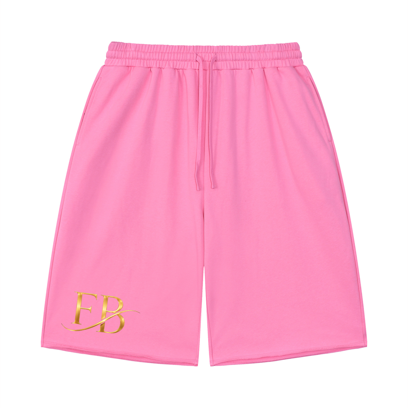 Unisex Loose Raw Edge Shorts