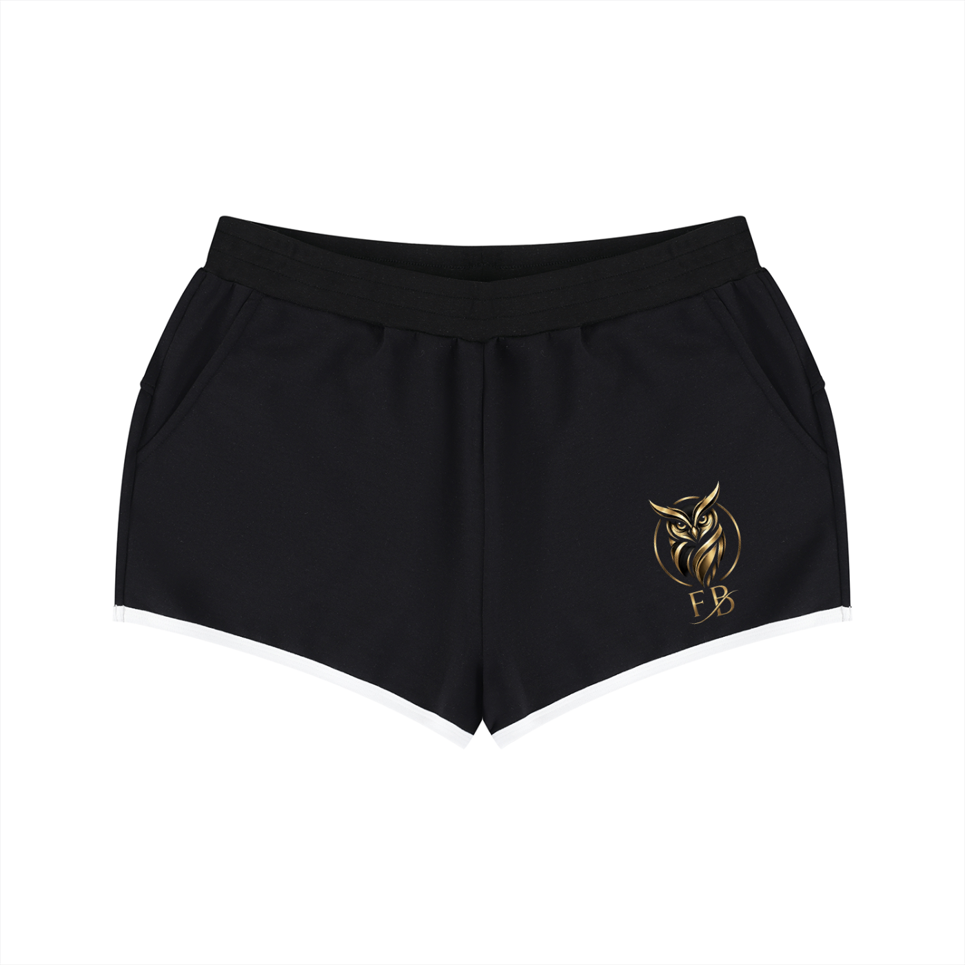 Women's Retro Contrast Binding Shorts
