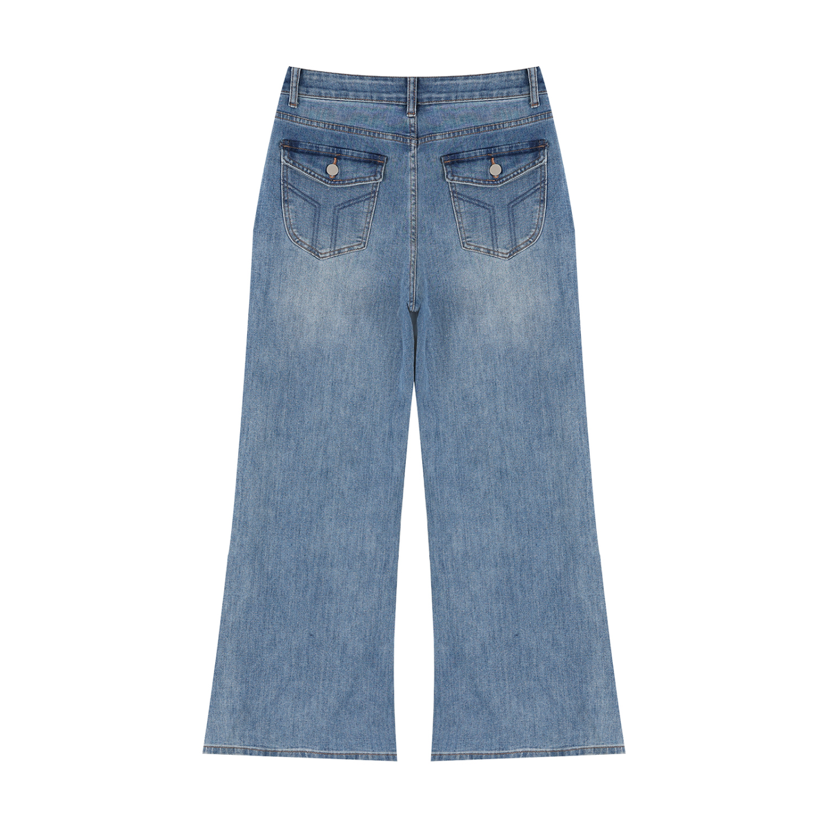 Women's Vintage Wash Wide Leg Jeans